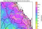 December-January Rainfall - 2011 Ipswich Flood
